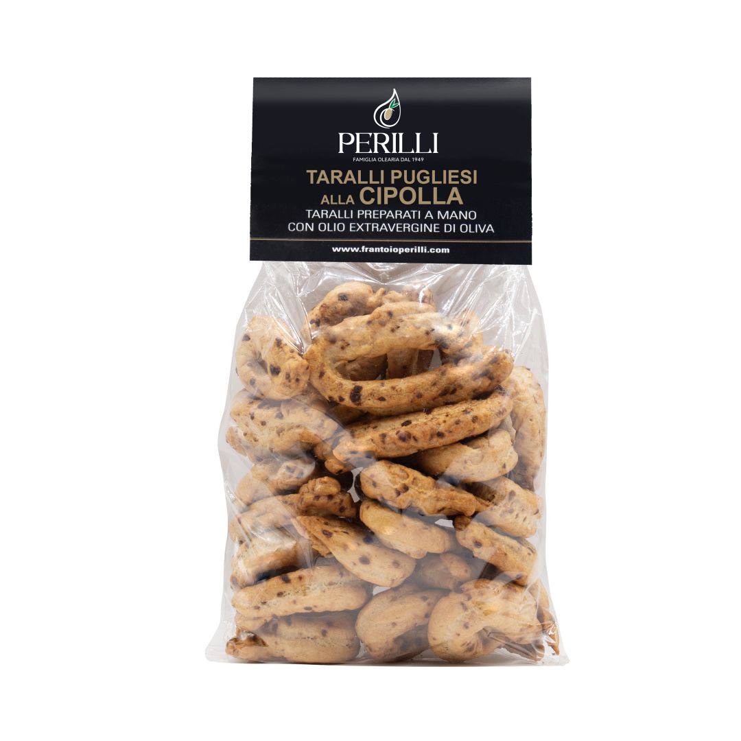 Taralli Pugliesi alla Cipolla Confezione 250gr