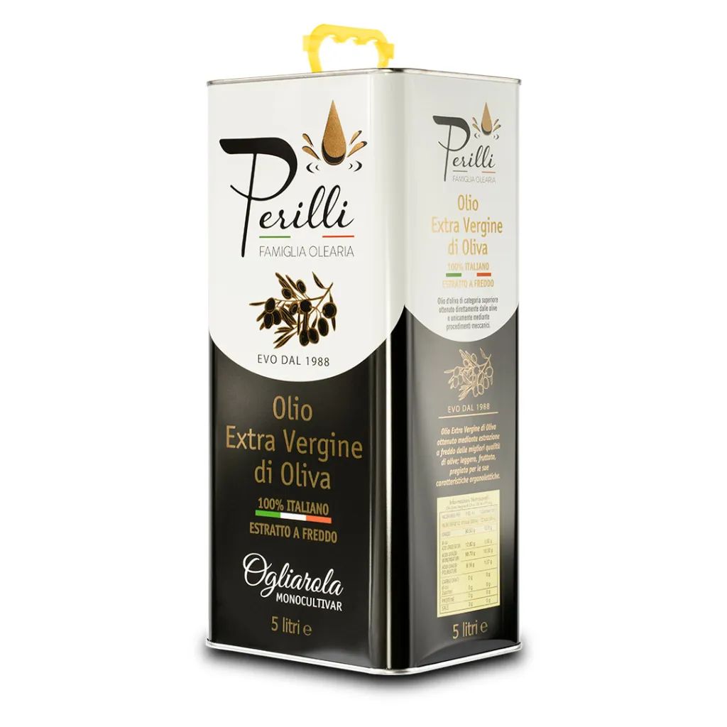 Lattina 5L Ogliarola olio extra vergine campagna 24/25